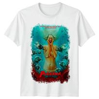Piranija (1978 m) Filmo plakato įkvėpti unisex marškinėliai Retro 80-ųjų Tee XXL