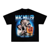 Mac Miller 1992-2018 Grafiniai Unisex Marškinėliai Rap Hip Hop Memorialiniai Streetwear Marškinėliai XL