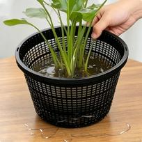 8.5 Inch Aquatic Plant Basket Promotes Underground Growth Round Soilless Cultivation Mesh Pot
