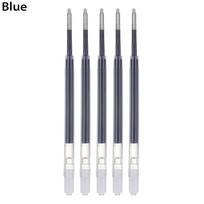 Replacement Writing Supplies Medium Nib Core Gel Pen Refills Press The Rotating Black Blue Ink mėlyna