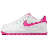 Nike Air Force 1 GS Balti Lazeriniai Fuksijos Vaikų Sportbačiai FV5948-102 35.5 white
