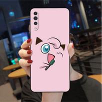 Pokemon Gengar Pikachu dėklas Samsung Galaxy A50 A70 M52 A30 A20s A20e A10 A40 A10s M51 M31 M30s M13 5G juodas telefono dėklas Samsung A90 5G