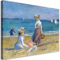 Canvas print, Auguste Renoir On the Beach 60x40 įvairiaspalvis