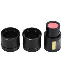 5MP USB 2.0 elektroninis okuliaras 23,2 mm, 30,0 mm, 30,5 mm mikroskopui be pavaros, su dviem adapterio žiedais
