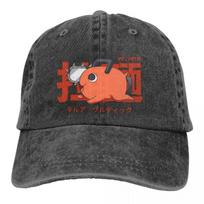 Pure Color Cowboy Hats Pochita Ramen Women's Hat Sun Visor Baseball Caps Chainsaw Man Anime Peaked Trucker Dad Hat Adjustable šviesiai geltonos spalvos