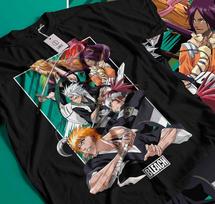 Bleach T-Shirt Zaraki Kenpachi Ichigo Bankai Manga Strip Horror Shirt Gift 263 S