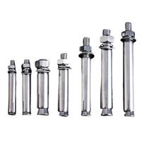 Nerūdijančio plieno plėtimosi varžtai 304, išoriniai sriegiuoti strypai M6/M8/M10/M12, pilnas sriegis M6*50 (2000 pcs/bag)