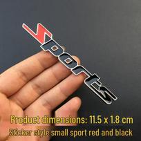 3D Metalinis Sportinio Automobilio Logotipo Lipdukas Modifikuotiems Transporto Priemonėms