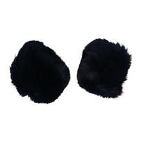 Plush Wrist Band, Plush Soft Faux Wrist Ring Cuffs Winter Arm Sleeves One Size juoda