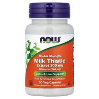 Now Foods Milk Thistle Double Strength 300mg, 50 Veggie Capsules