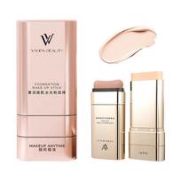 VIVIEN BEAUTY Foundation Stick, Double-Ended, 2-in-1 Design, Natural-Looking, High-Coverage Cream Foundation, Moisturizing, Long-Lasting, Waterproof,