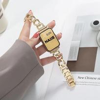 Metal Chain for Samsung Galaxy Fit 3 Strap Accessories Sport Stainless Steel Bracelet for Samsung Galaxy Fit3 Band Samsung Galaxy Fit 3 auksas