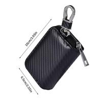 Car Key Signal Blocker Case Faraday Cage Fob Pouch Keyless Rfid Blocking Bag Anti-theft Protector Key Cover Pouch