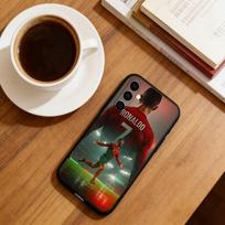 Cristiano Ronaldo telefono dėklas Juodas silikoninis minkštas Samsung Galaxy A73,A72,A71,A70,A53,A52,A51 Samsung a70