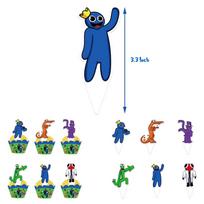 Spectacular Roblox Rainbow Friends Birthday Party Supplies For Kids 12pcs Small Cake Inserts