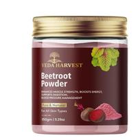 VEDAHARVEST Beetroot Powder For Face, Skin & Hair | Rich In Antioxidants | Lip Care | Drinking | Eating | Immunity | Pre -Workout | Natural Brighte