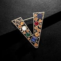 Victory V Temperament Dongdaemun Christmas Brother Accessory Buckle Brooch 3cm*5cm