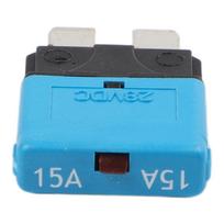 Car Circuit Breaker Blade Fuse 12V 24V 5-30A Marine Automatic Reset  1pcs New 15A