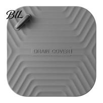 Odor Blocking Floor Drain Shower Cover Tub Stopper, Waterproof Silicone with Easy Clean Handle, Universal Size Debris Catcher for Kitchen, Bathroom