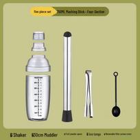 ZISIZ Food-Grade Four-Section Shaker Cup