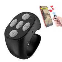 Fingertip wireless Bluetooth gamepad, 2026 new TikTok rolling ring remote, compatible with iPhone, iPad, iOS, Android (1 piece, black) Pack of 1 juoda