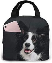 Lunch Bag Young Border Collie Dog Lunch Box Insulated Bag Tote Bag For Men/Women Work Travel