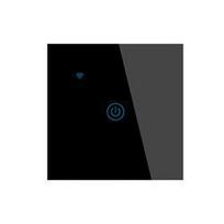 High Quality 1 Gang 2 Way Smart Switch Tuya Wifi Wall Light Switch Zigbee  Works With Google Alexa (black,1gang&wiif with  neutral) juoda