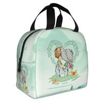 Cartoon S-Sarahs K-Kays Insulated Lunch Tote Bag for Women Kawaii Girl  Portable Thermal Cooler Bento Box Work School Travel One Size