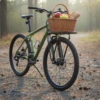 Bike Front Rack Heavy Duty Cargo Sturdy for Commuters, Cyclists, Bikepacking, Old Model W Clamp