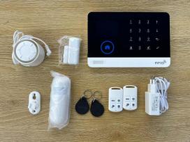 2025 Doorbell+auto Dial Intercom+RFID Access Integrated Home Secure Gsm Alarm Wireless Alarm WIFI 4G App Tuya or Smart Life APP (Black,GS-103(2G+WIFI)&Universal) juoda