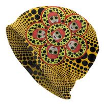 Custom Yayoi Kusama Abstract Painting Beanie Bonnet Knitted Hat Unisex Women Hip Hop Unisex Adult Winter Warm Skullies Beanies Cap Skullies Beanies Cap