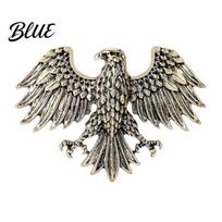 Veterans Day Pin Bald Eagle Brooch for Men And Women auksinė