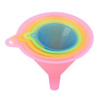 Kitchen Accessories Kitchen Mini Funnel Food-grade Material for Filling Hip Flask Narrow-Mouth Bottles Wine Beer Oil Sauce Liquid 5pcs/set 1 set