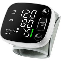 Blood Pressure Monitors for Home Use Rechargeable Blood Pressure Cuff Wrist Digital BP Machine with LED Backlit Display, Voice Broadcast, 240 Memory S