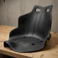 PushAlong Seat Shell High Back Bucket Handle Cutouts Transport Seating