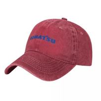 KOMATSU Casual Baseball Cap Adjustable Snapback Hats For Women Unisex Sunscreen Hat One Size