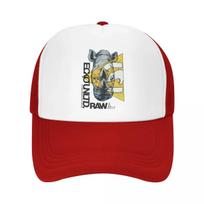 EckoUnltd Raw  Uncut Rhino Shiny Letter Baseball Cap Trucker Hats Breathable Sunscreen Splicing Best Seller Best One Size