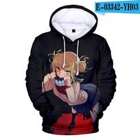 2021 New 3D Print Himiko Toga Sweatshirt Streetwear High Quality Fashion Casual Tracksuit Loose Sweatshirt Unisex Pullover S