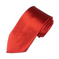 Solid Color Business Tie Formal Faux Silk Pointed Style Men Neckwear Business raudona