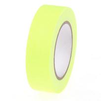 UV reaktyvioji juosta Blacklight Fluorescent Tape Šviečia tamsoje Neon Gaffer geltona