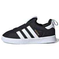 Adidas Originals Gazelle 360 Comfortable Low-Top Walking Shoes Baby Shoes Black White Blue EE6294 20