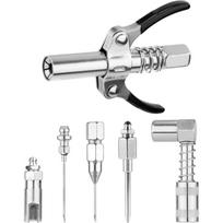 Grease Guns Needle Nozzle Couplers Fittings, 90 Degree Lubrication Tool Suitable for Hard to Reach Fittings Repair Shops 1