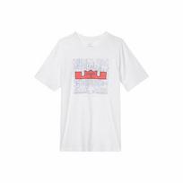 Nike LeBron James Basketball Cartoon Pattern Short Sleeve T-Shirt for Men, White L balta