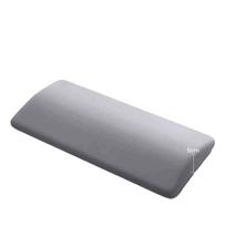 Lumbar Support Pillow, Back Support Memory Foam Pillow For Sleeping In Bed Waist Support Cushion For Lower Back Pain Relief 60x24x4cm pilka