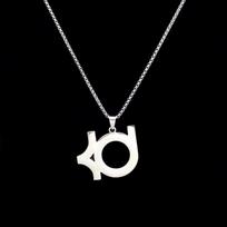 NBA Star Kobe Bryant Titanium Steel Necklace Curry James Westbrook Irving All-Star 60CM