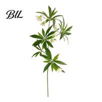 UV Resistant Artificial Plant Flowers Fig Tree Branches with Realistic Leaves And Flexible Hand-feel Bendable Stems for Indoor Outdoor Decor žalia