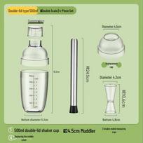ZISIZ Shaker Cup for Lemon Tea and Cocktail Mixing