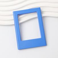 4PCS Double Sided Mini Picture Frames 3 Inches Fridge Magnets Photo Frames  Refrigerator Use violetinė