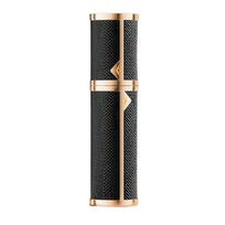 Aluminum Bottom-filled Perfume Bottle Fragrance Perfume Atomizer  Travel black-Cross Pattern