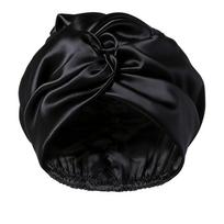 Turban Bonnet for Women Twisted Sleeping Night Pure Silk Hair Wrap Cap for Curly Ladies Headwrap juoda